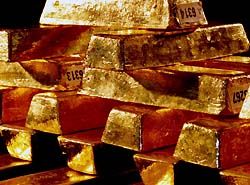 Gold-Goldpreis-Edelmetall-H�chstwert-Rekord-Goldrausch-Aktien-Wertpapiere-B�rsen-Kursst�rze-Rezessionsangst