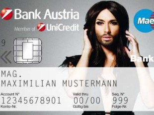 Werbekampagne Conchita Wurst und die Bank Austria