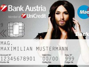 Bank Austria Cash Back mit Conchita Wurst
