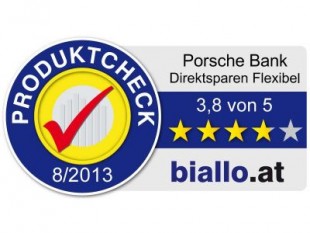 Produktcheck Finanzen-Produktcheck-Finanzen-Porsche Bank-Tagesgeld-Zinsen-Zinssatz-Verzinsung-Sparen-Konditionen-Salzburg-Online-Sparer-Geld-täglich verfügbar-Sparkonto-Porsche Holding-Direktsparen-Bank-Einlagensicherung-Banken & Bankiers-Ei