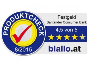 Santander Consumer Bank Festgeld "BestFix"